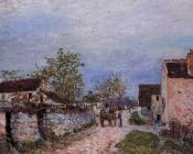 阿尔弗莱德 西斯莱 : Street in Veneux